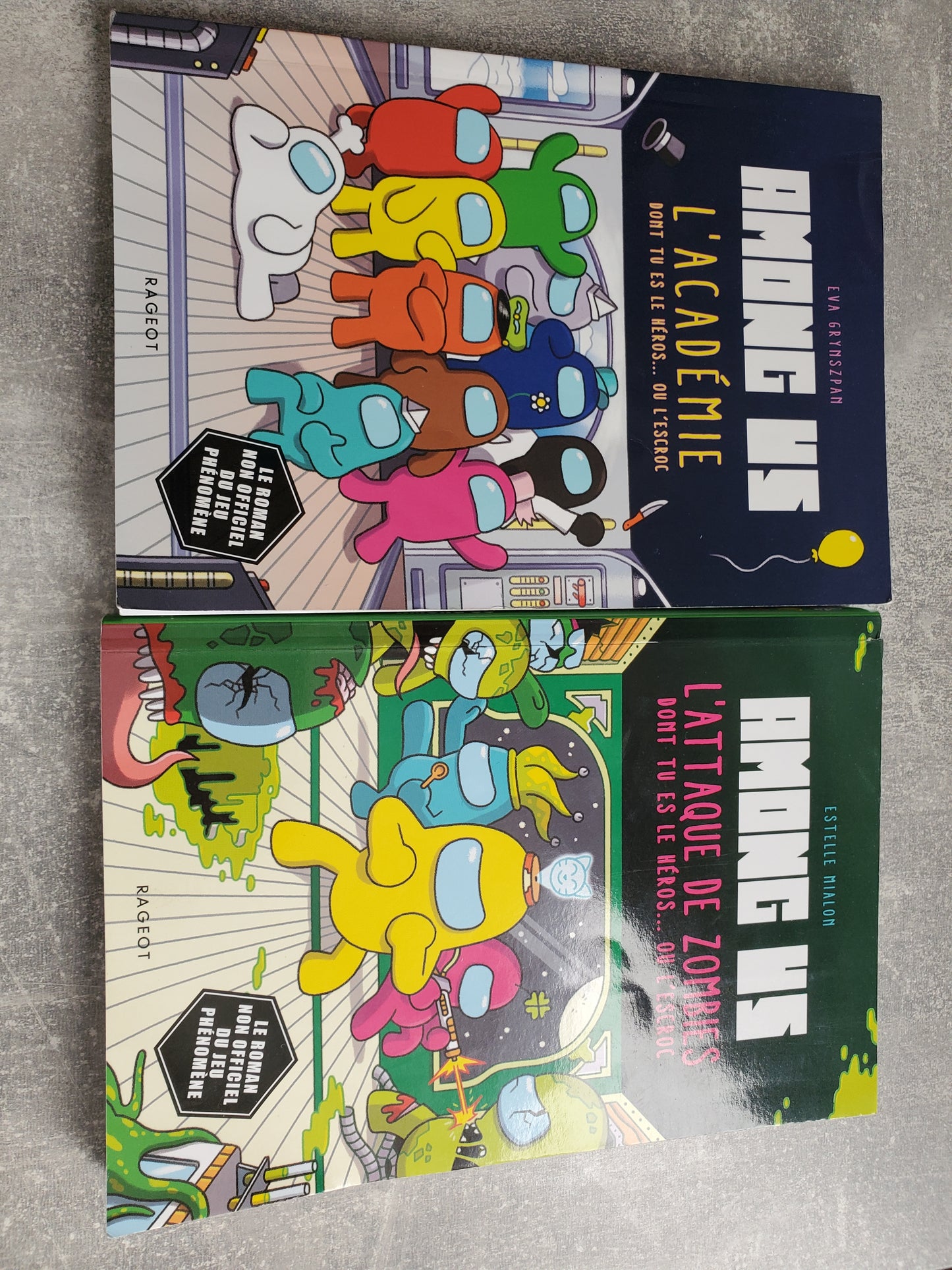 Lot de deux livres Among us dont tu es le héros