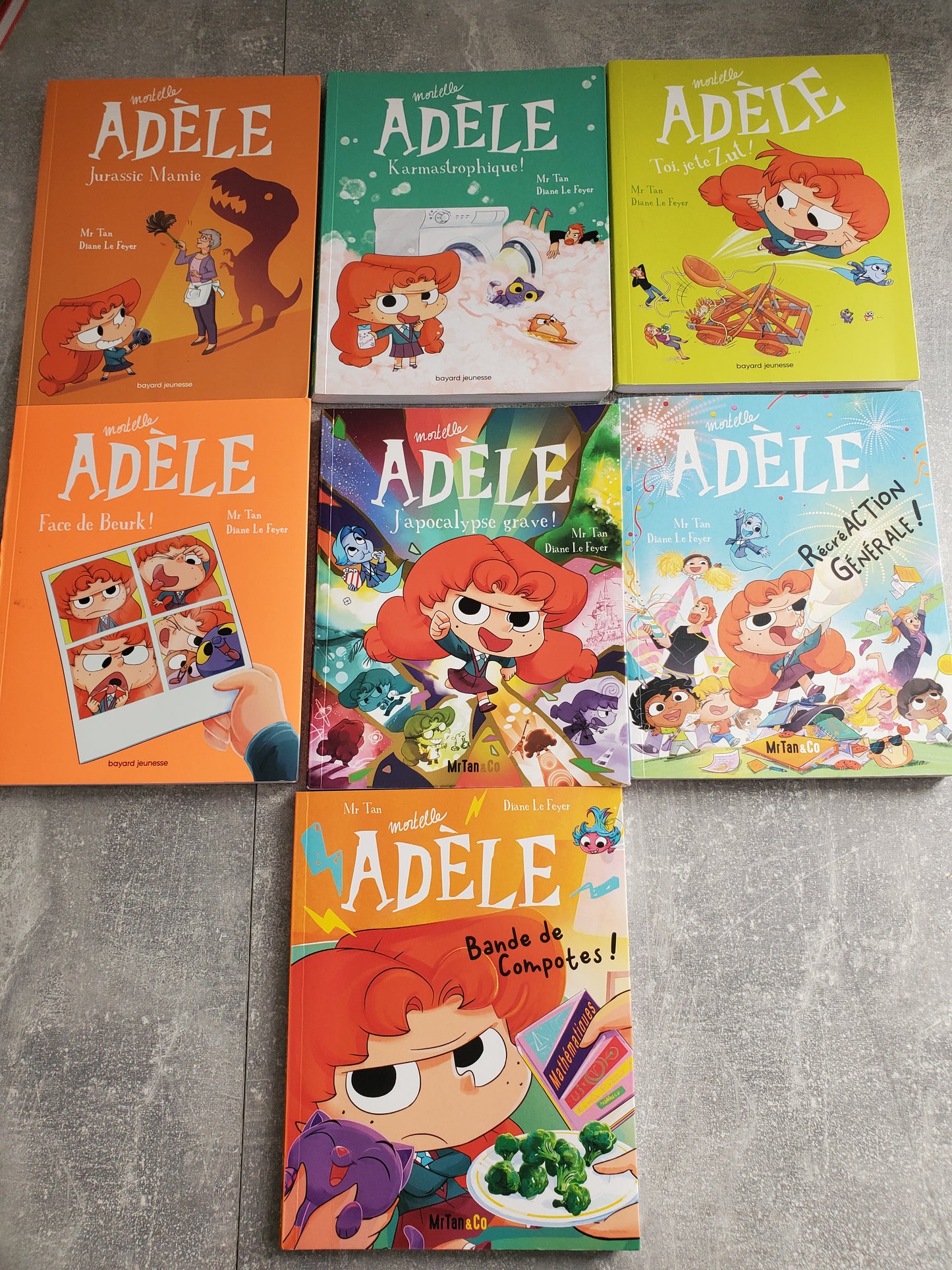 Collection complète de la série Mortelle Adèle tome 01 à 22